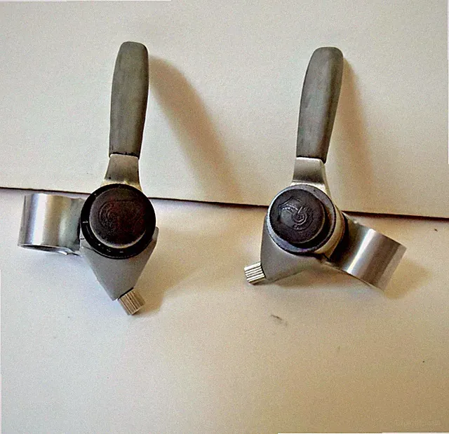 Campagnolo Euclid Syncro Thumbshifters – 7 x 3 – Well Used