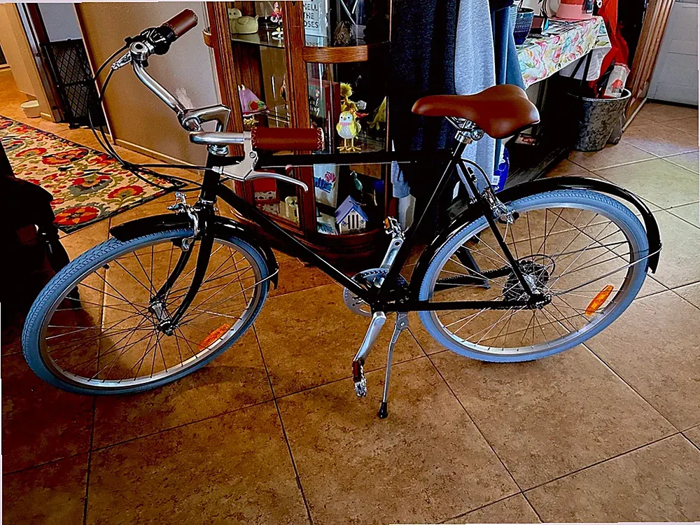 City Bike 7-Speed Mechanical Rim Brakes Fenders Kickstand