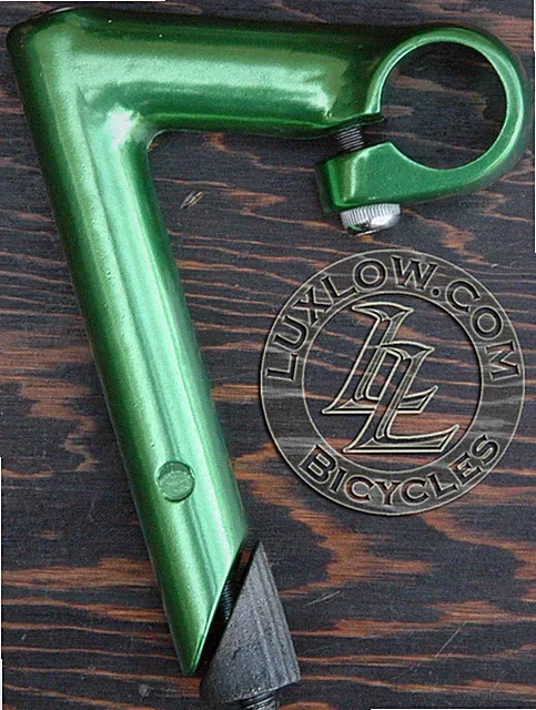 Green Alloy FIXIE Bicycle Quill Stem 22.2mm Vintage Fixed Gear Track Road Bike