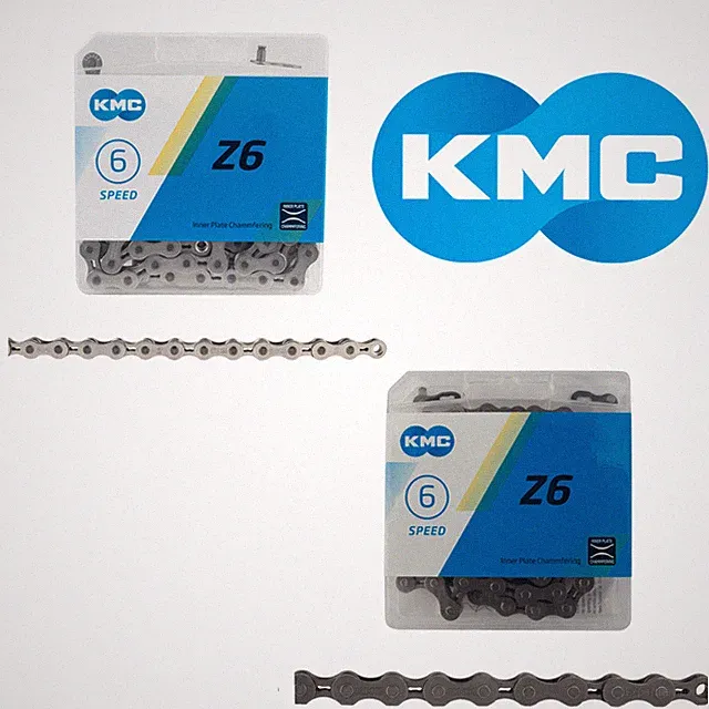 KMC Z6 6-Speed 7-Speed Mountain Road Gravel Bike Chain for SRAM Shimano 116L