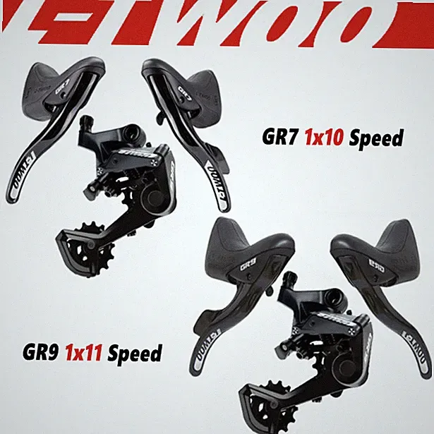 LTWOO GR7/GR9 1x10/11 Speed Road Bike Groupset Gravel-Bike Cyclo-Cross Mini Kit