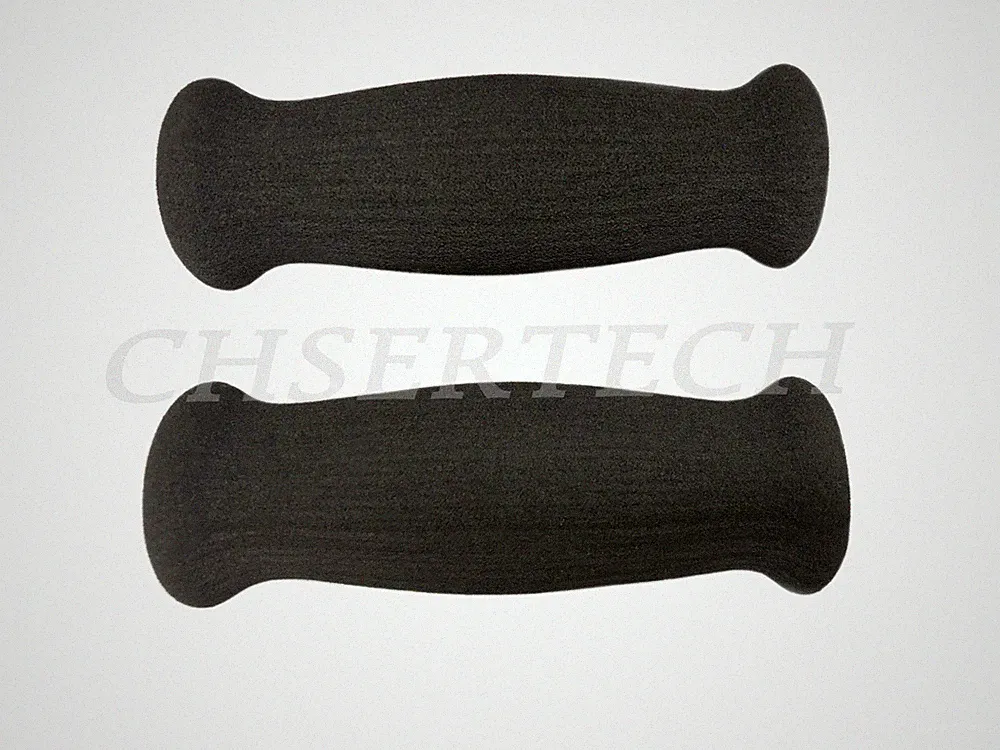 MTB City Fixie Bicycle Bike Thick Foam Grips 7/8" 125mm Black 1 Pair
