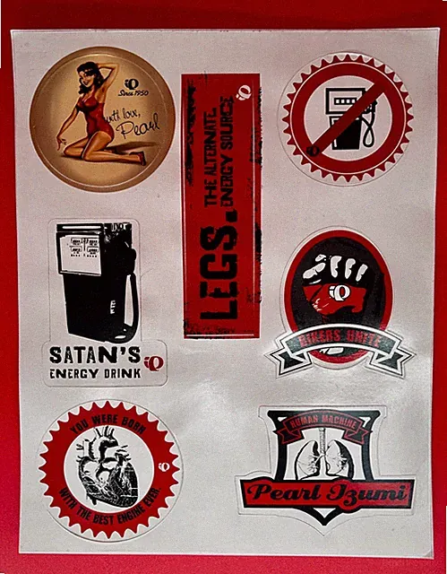 NEW Pearl Izumi Sticker Set (7) Mountain Bike/Road Bicycle/Tri/Commute/MTB