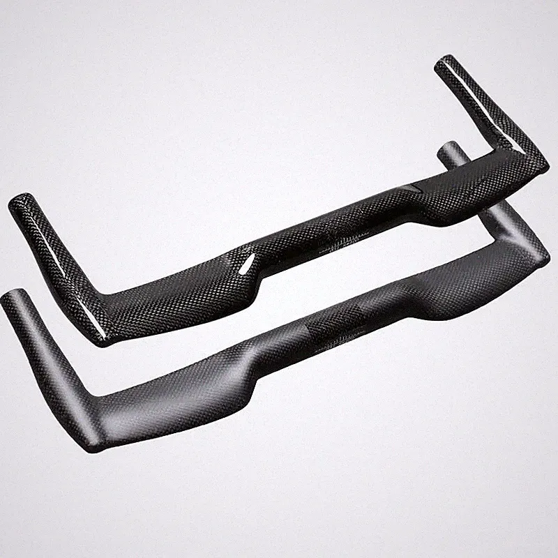 Road Bicycle Carbon TT Rest Handlebar Fixed Gear Bicycle Drop Bar 25.4/31.8mm