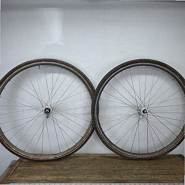 Vintage 700c Wheel Set Cyclocross Tour Knobby 520 Shimano DX Iso C 130 32 90s